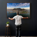 Cape Town Wall Art Canvas Print – Table Mountain Coastal by MyGreatCanvas | Canvas Wall Art Prints | Photo Prints & Wall Decor