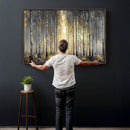 Abstract Birch Forest Wall Art Canvas Print – Modern Neutral by MyGreatCanvas | Canvas Wall Art Prints | Photo Prints & Wall Decor