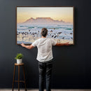 Seagulls Over Ocean Wall Art Canvas Print – Coastal Beach by MyGreatCanvas | Canvas Wall Art Prints | Photo Prints & Wall Decor