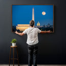 Washington DC Skyline Wall Art Canvas Print – Lincoln by MyGreatCanvas | Canvas Wall Art Prints | Photo Prints & Wall Decor