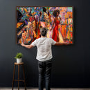 African American Jazz Singer Canvas Art — Red Dress Black by MyGreatCanvas | Canvas Wall Art Prints | Photo Prints & Wall Decor