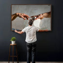 Funny Bathroom Wall Art Canvas, Creation of Toilet Paper by MyGreatCanvas | Canvas Wall Art Prints | Photo Prints & Wall Decor