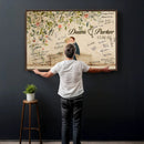 Wedding Guest Book Alternative Wall Art Canvas Print, Personalized Wedding Signature Poster, Custom Couple Photo Guestbook Canvas by MyGreatCanvas | Canvas Wall Art Prints | Photo Prints & Wall Decor