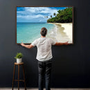 Puerto Rico Beach Paradise Wall Art – Tropical Coastal Print by MyGreatCanvas | Canvas Wall Art Prints | Photo Prints & Wall Decor