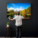 Charlotte Skyline Canvas Wall Art Print – North Carolina Cityscape Photography Print by MyGreatCanvas | Canvas Wall Art Prints | Photo Prints & Wall Decor