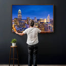 Charlotte Skyline Canvas Wall Art Print – North Carolina Cityscape Photography Print by MyGreatCanvas | Canvas Wall Art Prints | Photo Prints & Wall Decor