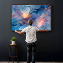 Colorful Abstract Canvas Wall Art Print, Vibrant Popup Color Art Print by MyGreatCanvas | Canvas Wall Art Prints | Photo Prints & Wall Decor