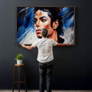Abstract Michael Jackson Photo Wall Art Canvas Print by MyGreatCanvas | Canvas Wall Art Prints | Photo Prints & Wall Decor
