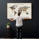 World Map Wall Art Print