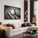 Vintage Baseball Glove and Bat Sports Wall Art Canvas,