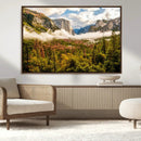 Half Dome Yosemite Canvas Wall Art – Majestic Triptych