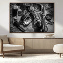 Old Pair of Mens Skates Wall Art Canvas, Men Skates Wall Art by MyGreatCanvas | Canvas Wall Art Prints | Photo Prints & Wall Decor