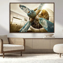 Vintage Airplane Canvas Print by MyGreatCanvas | Canvas Wall Art Prints | Photo Prints & Wall Decor