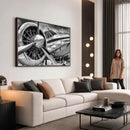 Vintage Antique Airplane Wall Art Canvas Print