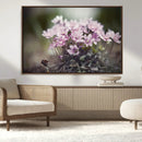 Pink Wild Flower Canvas Print by MyGreatCanvas | Canvas Wall Art Prints | Photo Prints & Wall Decor