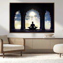 Women and Yoga Wall Art Canvas Print
