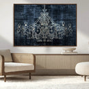 Dark Chandelier Wall Art Canvas Print by MyGreatCanvas | Canvas Wall Art Prints | Photo Prints & Wall Decor
