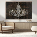 Rustic Chandelier Canvas Print by MyGreatCanvas | Canvas Wall Art Prints | Photo Prints & Wall Decor