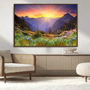 Mountain and Spring Wall Art Canvas Print by MyGreatCanvas | Canvas Wall Art Prints | Photo Prints & Wall Decor
