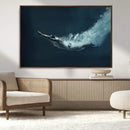 Swimmer Wall Art Canvas Print
