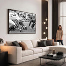 American Football Player Wall Art Canvas Print