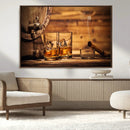 Rustic Whiskey and Barrel Canvas Print by MyGreatCanvas | Canvas Wall Art Prints | Photo Prints & Wall Decor