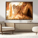 Buddha Statue Hands Wall Art Canvas Print by MyGreatCanvas | Canvas Wall Art Prints | Photo Prints & Wall Decor