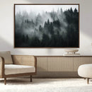 Foggy Forest Wall Art Canvas Print | 3 Panel Large Misty by MyGreatCanvas | Canvas Wall Art Prints | Photo Prints & Wall Decor