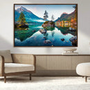 Crystal Clear Lake Wall Art | Mountains Wall Art Canvas | 3 by MyGreatCanvas | Canvas Wall Art Prints | Photo Prints & Wall Decor
