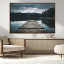 Wooden Bridge Near Lake Wall Art Canvas Print by MyGreatCanvas | Canvas Wall Art Prints | Photo Prints & Wall Decor