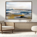 Abstract Landscape Wall Art Canvas | 3 Panel Modern Blue, by MyGreatCanvas | Canvas Wall Art Prints | Photo Prints & Wall Decor
