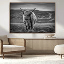 Fluffy Cattle Wall Art Print, Highland Cow Canvas, Framed by MyGreatCanvas | Canvas Wall Art Prints | Photo Prints & Wall Decor