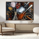 Spices and Seasonings Canvas Wall Art – Colorful Triptych by MyGreatCanvas | Canvas Wall Art Prints | Photo Prints & Wall Decor