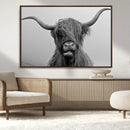 Texas Cow Wall Art Canvas, Texas Longhorn Cattle Canvas by MyGreatCanvas | Canvas Wall Art Prints | Photo Prints & Wall Decor