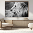 Lion Wall Art Canvas Print – Framed Majestic Wildlife by MyGreatCanvas | Canvas Wall Art Prints | Photo Prints & Wall Decor