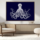 Blue Octopus Wall Art Canvas Print by MyGreatCanvas | Canvas Wall Art Prints | Photo Prints & Wall Decor