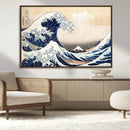 Wall Art Kanagawa Canvas Artwork Abstract Print