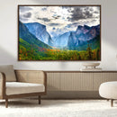 Yosemite Park Half Dome 3 Panel Canvas Print | Large Giclée by MyGreatCanvas | Canvas Wall Art Prints | Photo Prints & Wall Decor