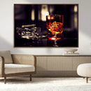 Whiskey and Cigar Canvas – Luxurious Wall Art for Home or