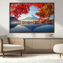 Mount Fuji Canvas Wall Art Japan Autumn Mountain Canvas