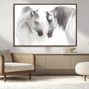White Horse Wall Art Animal Canvas Print by MyGreatCanvas | Canvas Wall Art Prints | Photo Prints & Wall Decor