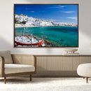 Santorini Wall Art Canvas Print