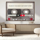 Music Cassette Iconic Wall Art Canvas Print by MyGreatCanvas | Canvas Wall Art Prints | Photo Prints & Wall Decor