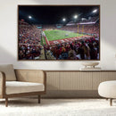 Mississippi State Bulldogs Stadium Wall Art Canvas Print –