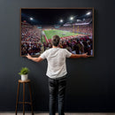 Washington-Grizzly Stadium Canvas Print, American Football