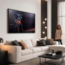 American Football Wall Art Canvas Print, Stadium Sport Wall