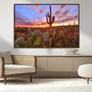 Arizona Desert Wall Art Canvas Print - Framed Deser Sunset by MyGreatCanvas | Canvas Wall Art Prints | Photo Prints & Wall Decor