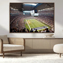 Dallas Cowboys Football Team Print - Arlington AT&T Stadium by MyGreatCanvas | Canvas Wall Art Prints | Photo Prints & Wall Decor