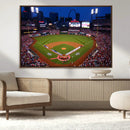 St. Louis Cardinals Baseball Team Print - Busch Stadium Wall by MyGreatCanvas | Canvas Wall Art Prints | Photo Prints & Wall Decor