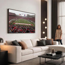 Wisconsin Badgers Team Print Canvas - Madison Camp Randall